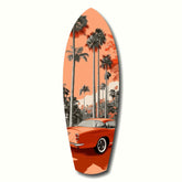 California Dreams Glass Wall Art.